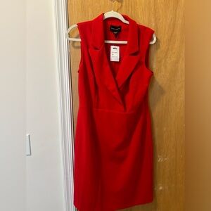Red Sleeveless Dress by Donna Morgan